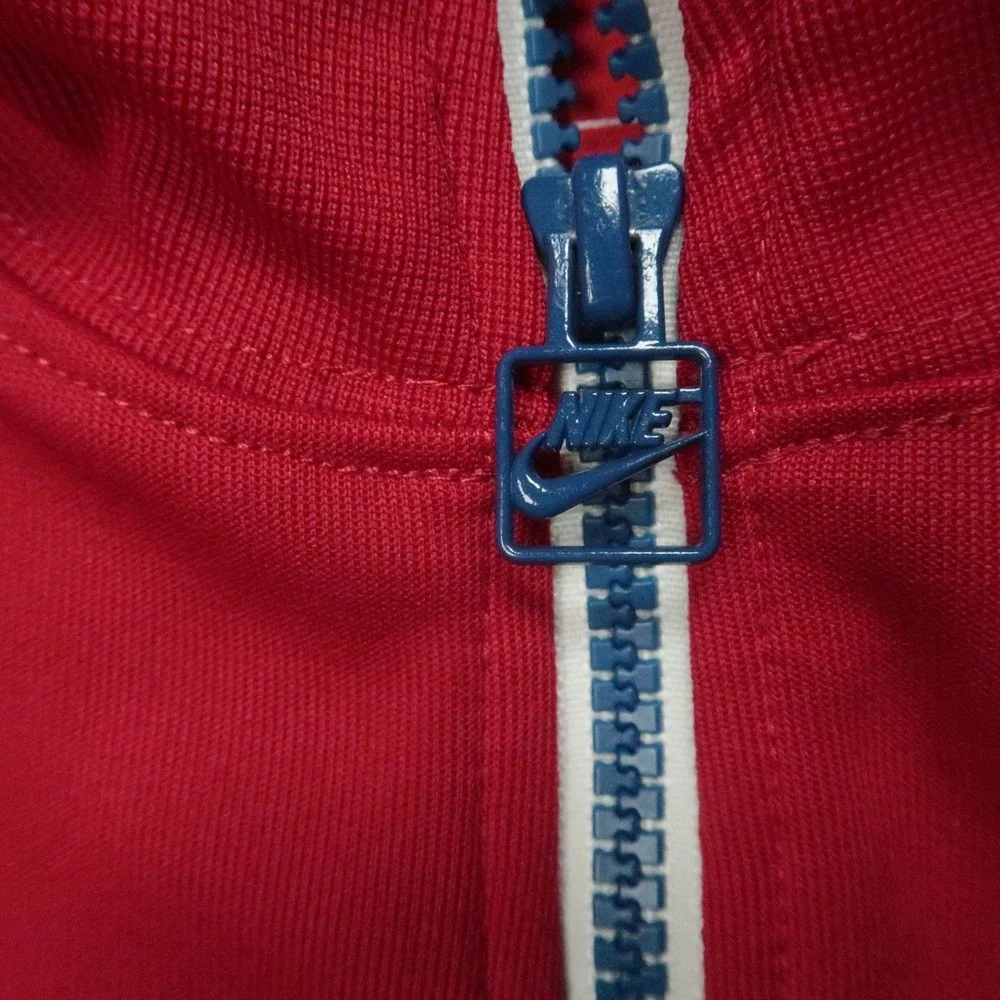 Nike Jacket Mens Small‎ Red Taped Retro Track Full Zip Sportswear